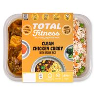 Clean Chicken Curry With Brown Rice 400g Total Fitness